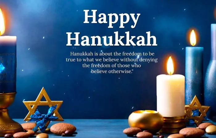 Happy Hanukkah E-Card Greetings 3D Slideshow